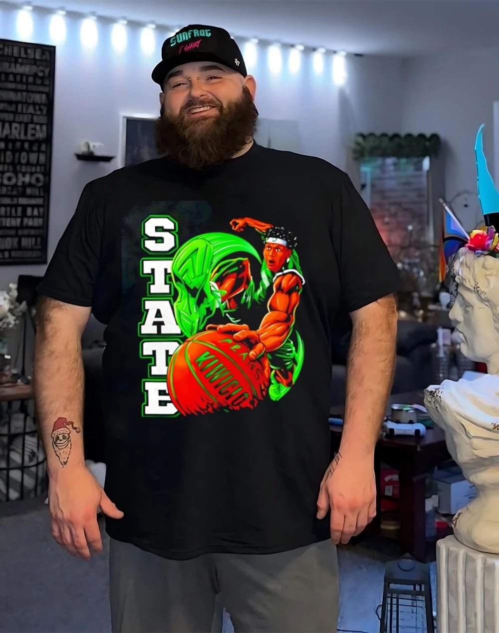 Jeremy Fears Jr The Floor General Michigan State Spartans cartoon shirt