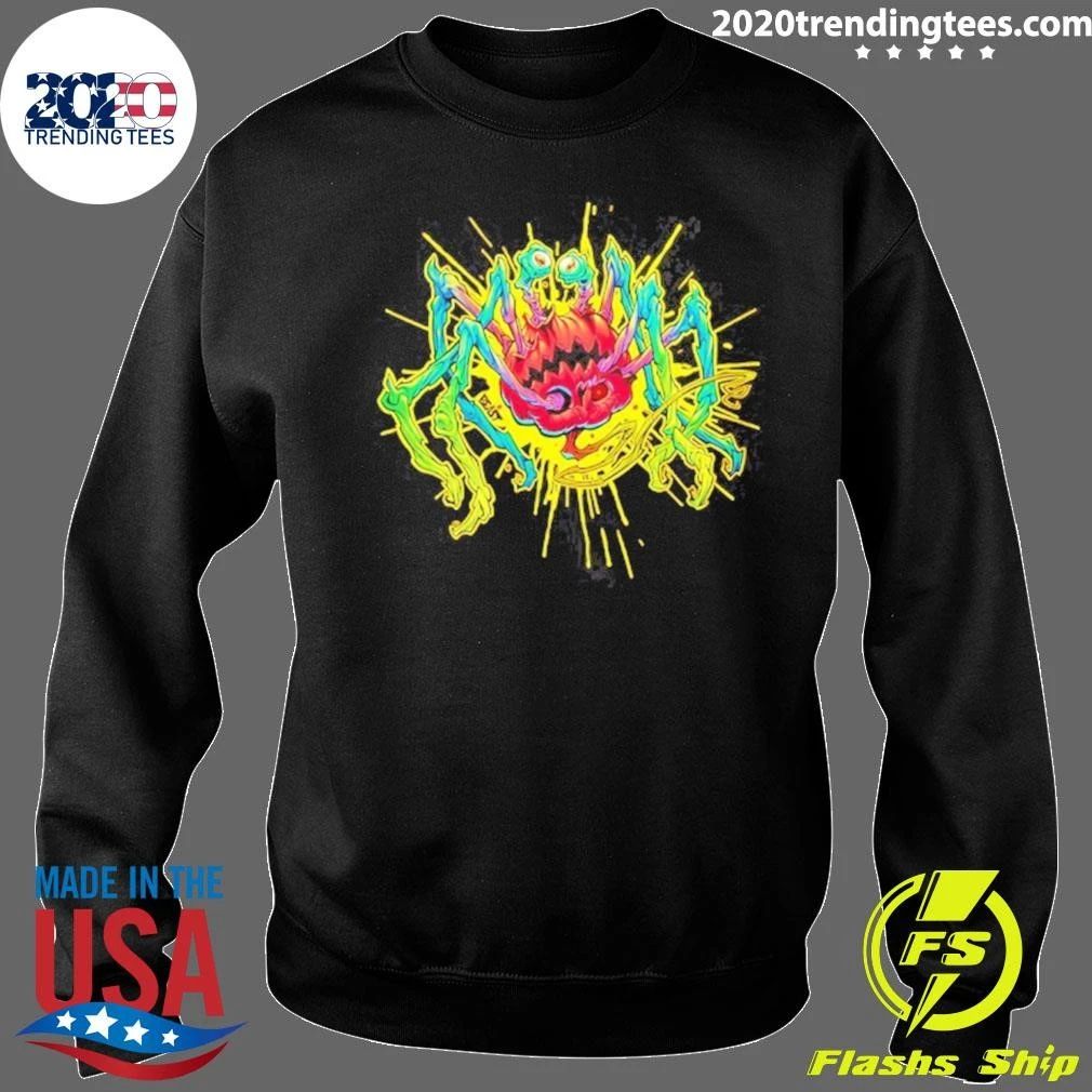 Pumpkin Spider Monster Spooky Halloween Shirt