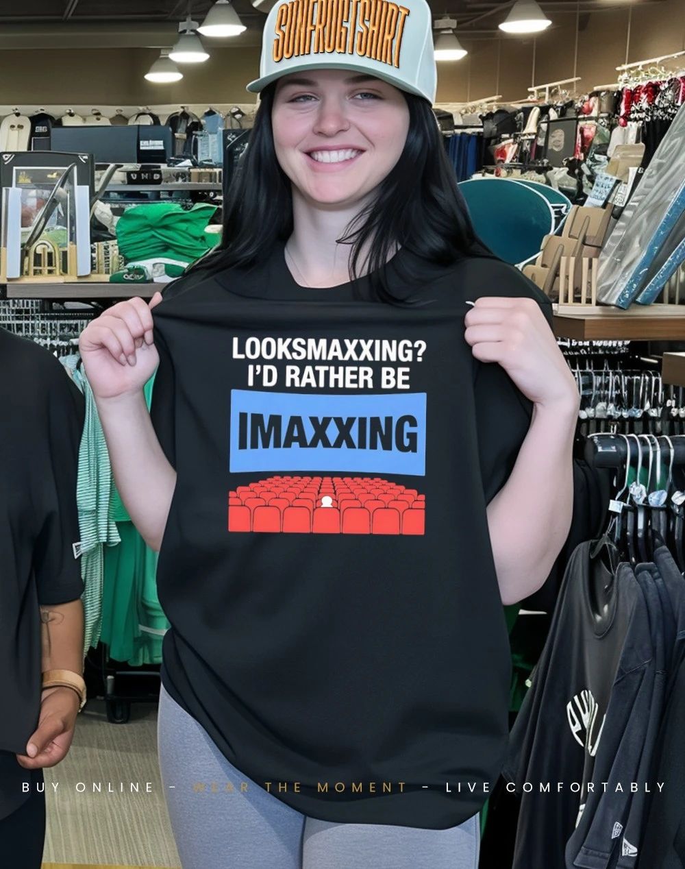 Looksmaxxing I’d Rather Be Movie Maxxing shirt