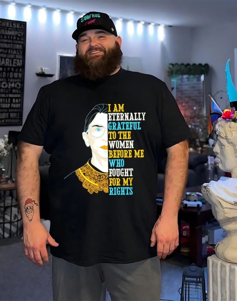 I am eternally grateful to the women before me who fought for my rights shirt