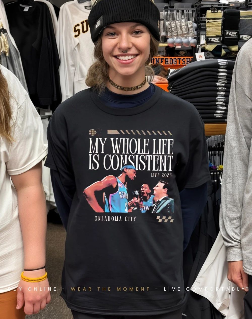 OKC Thunder Shai Gilgeous-Alexander my whole life is consistent MVP shirt