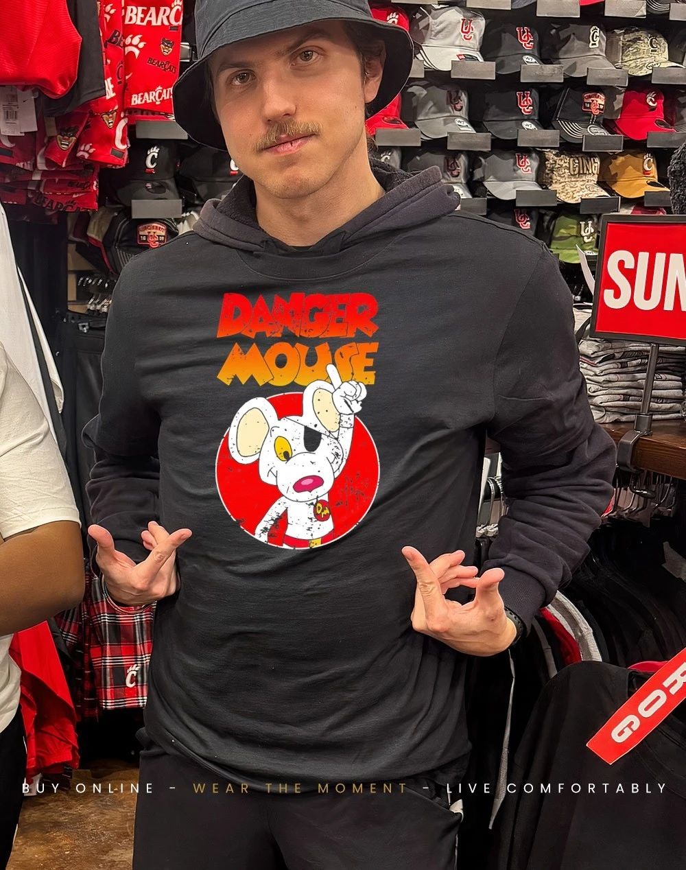 Danger Mouse secret agent retro cartoon shirt