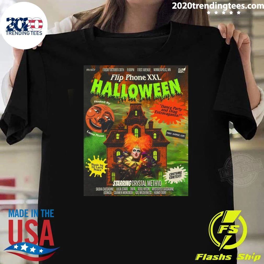 Flip Phone XXL Halloween Shirt