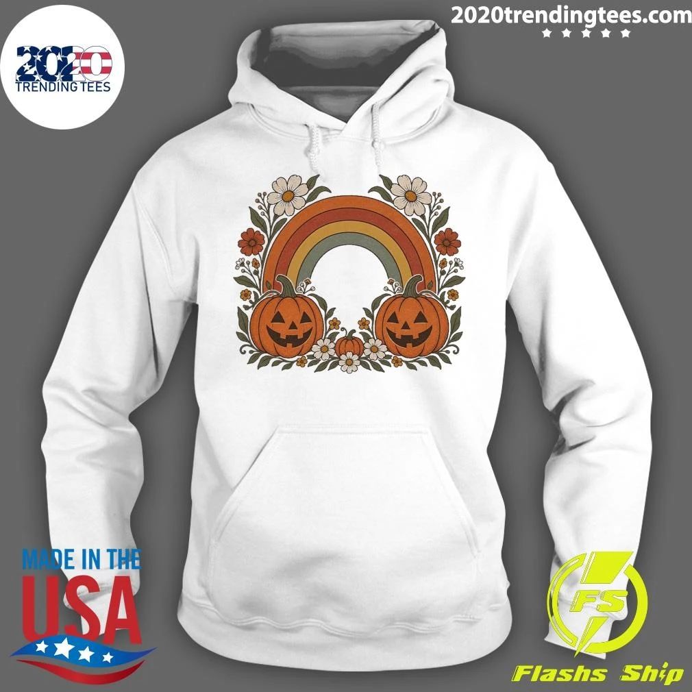 Pumpkin Rainbow Halloween Shirt