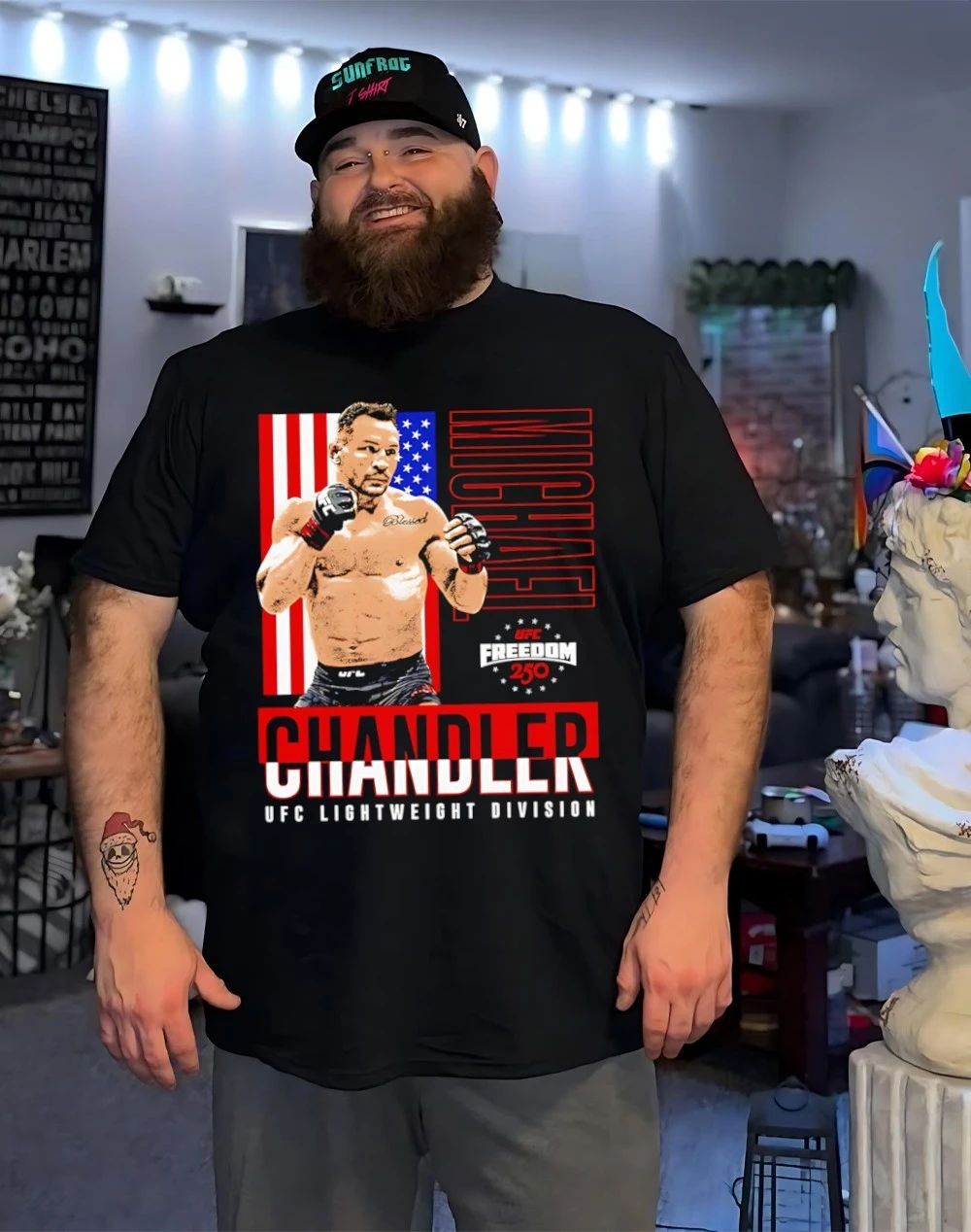 Michael Chandler UFC Freedom 250 American flag shirt