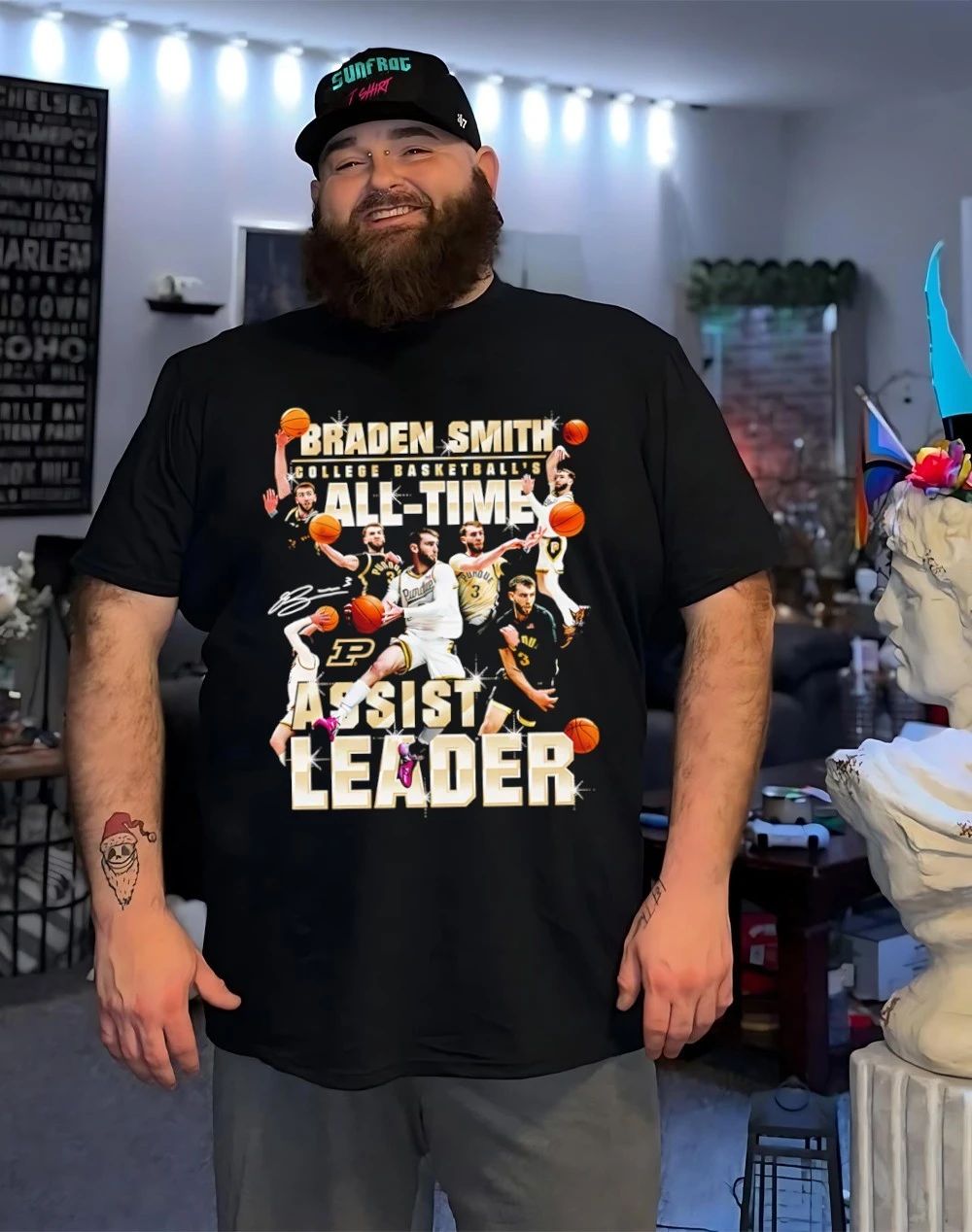 Braden Smith Purdue Boilermakers College Basketball All Time Assist King shirt