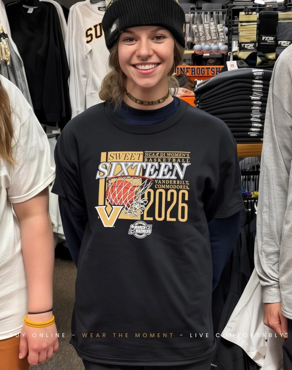 Vanderbilt Commodores NCAA DI Women’s Basketball Sixteen 2026 shirt