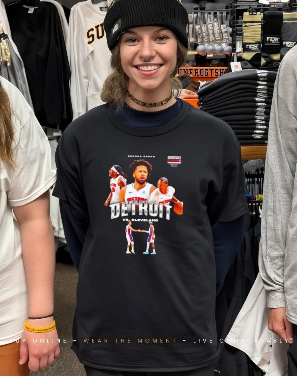Detroit Pistons﻿ vs Cleveland 2026 Playoffs Round Two shirt