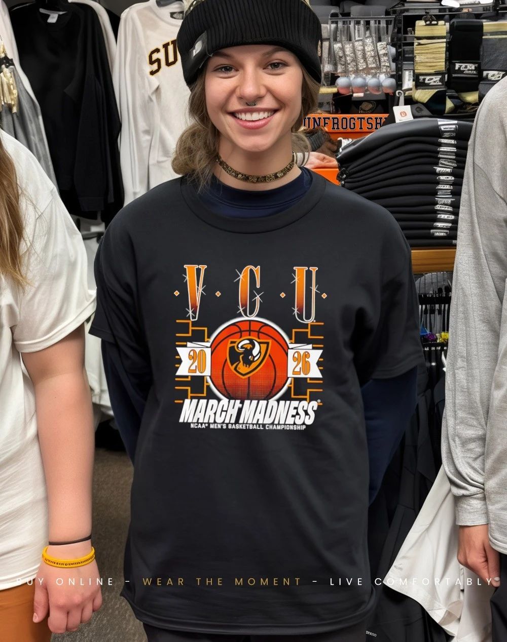 VCU Rams MBB 2026 March Madness logo shirt