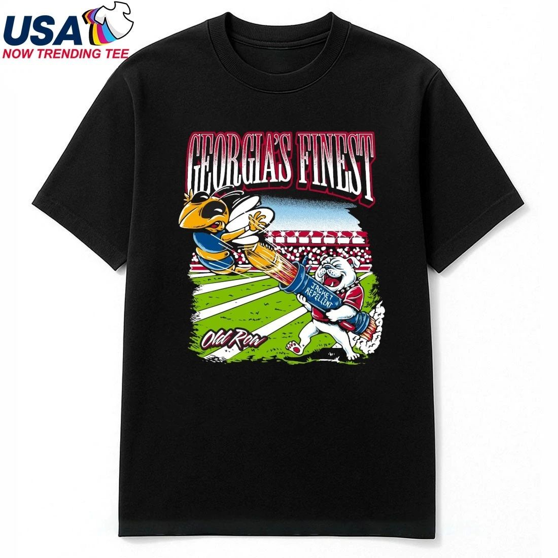 Georgia’s Finest Jacket Repellent Dawg Mascot Shirt