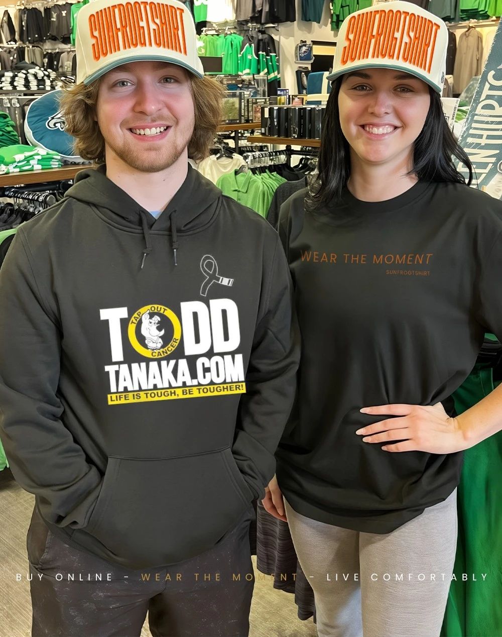 Todd tanaka aloha tap out cancer life is tough be tougher shirt