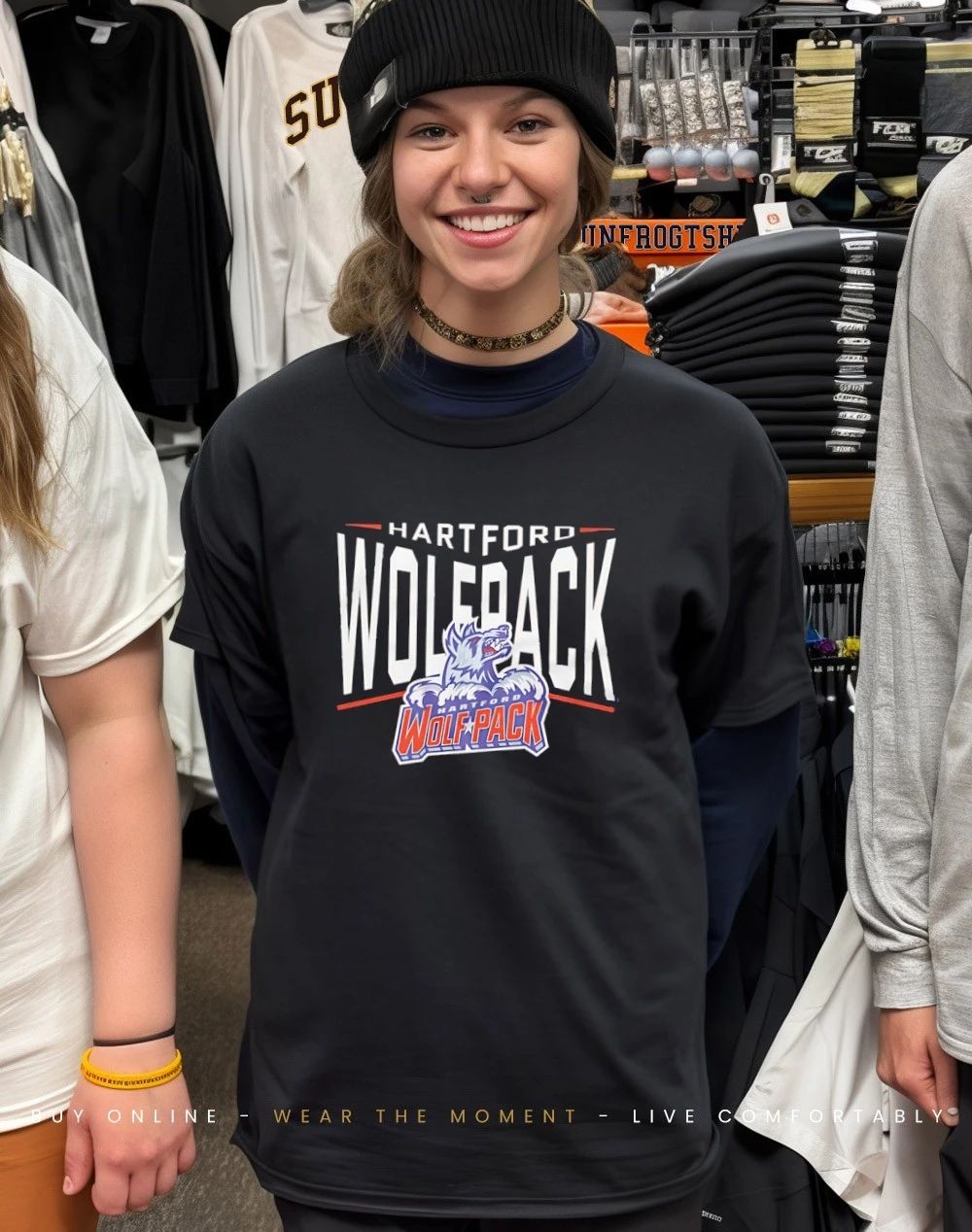 Hartford Wolf Pack Full Fandom logo shirt