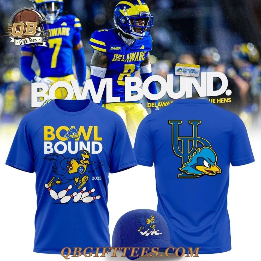 Delaware Blue Hens Bowl Bound Special Shirt
