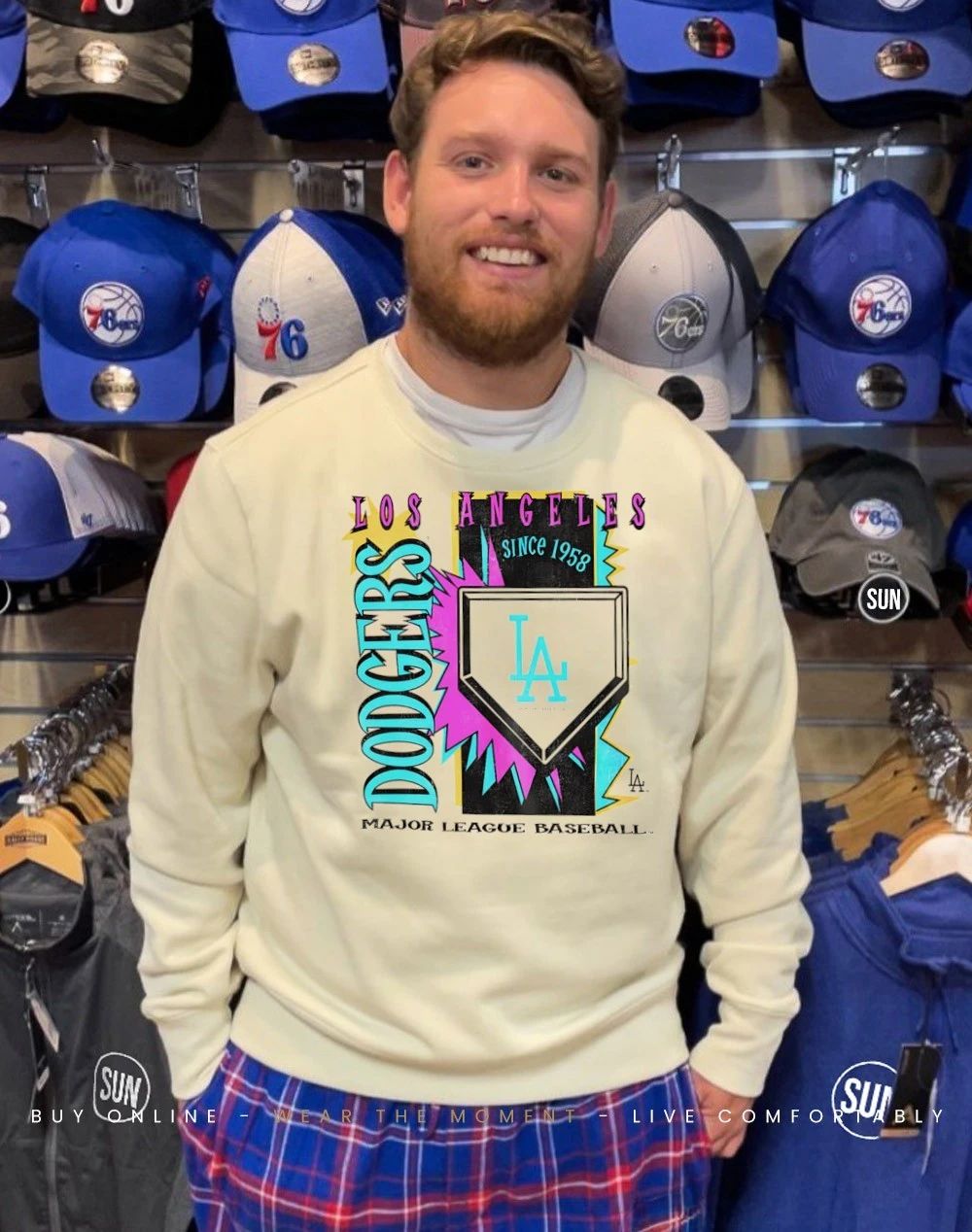 Los Angeles Dodgers MLB Cooperstown Neon Field Shock shirt