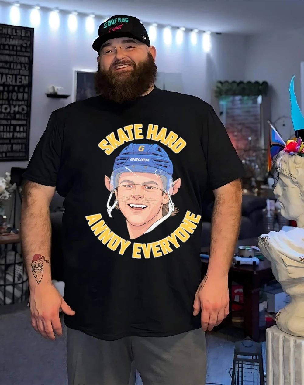Zach Benson skate hard Annoy Everyone shirt