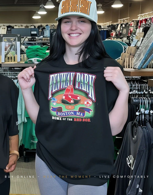 Boston Red Sox Green Fenway Park American League shirt