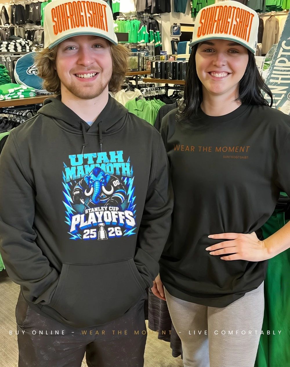Utah Mammoth Stanley Cup Playoffs ’25 ’26 mascot shirt