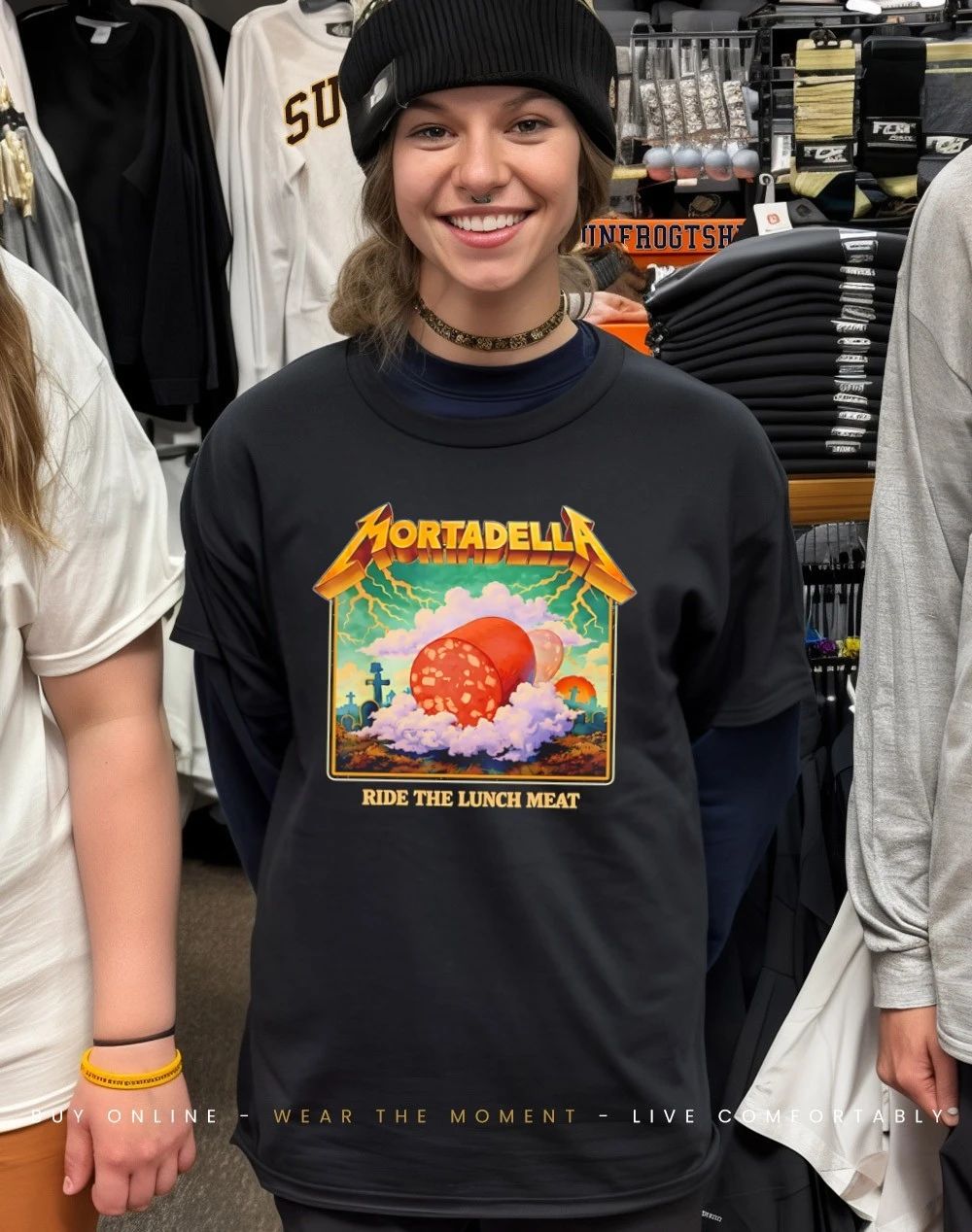 Mortadella ride the lunch meat shirt