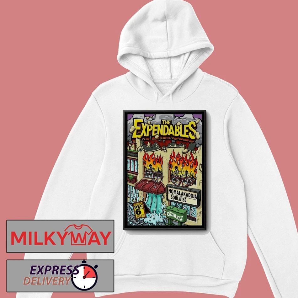 The Expendables Dec 6 2025 In Santa Cruz CA Poster shirt