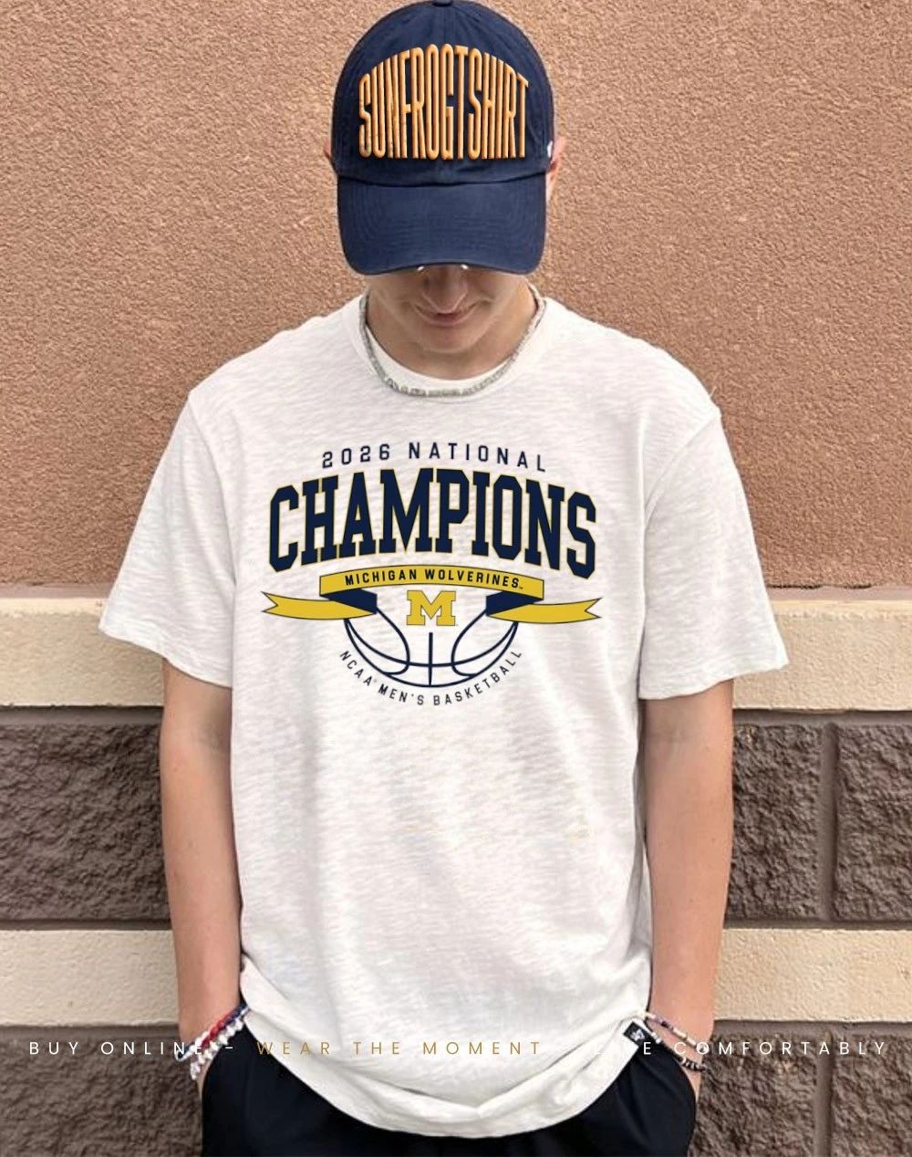 Michigan Wolverines 2026 Basketball National Champions ribbon shirt