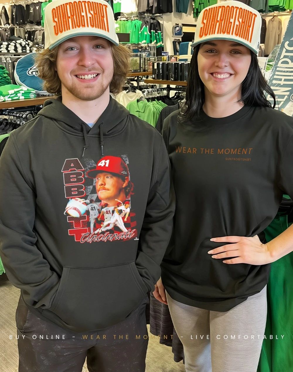 Cincinnati Reds Andrew Abbott Start Your Engine graphic shirt