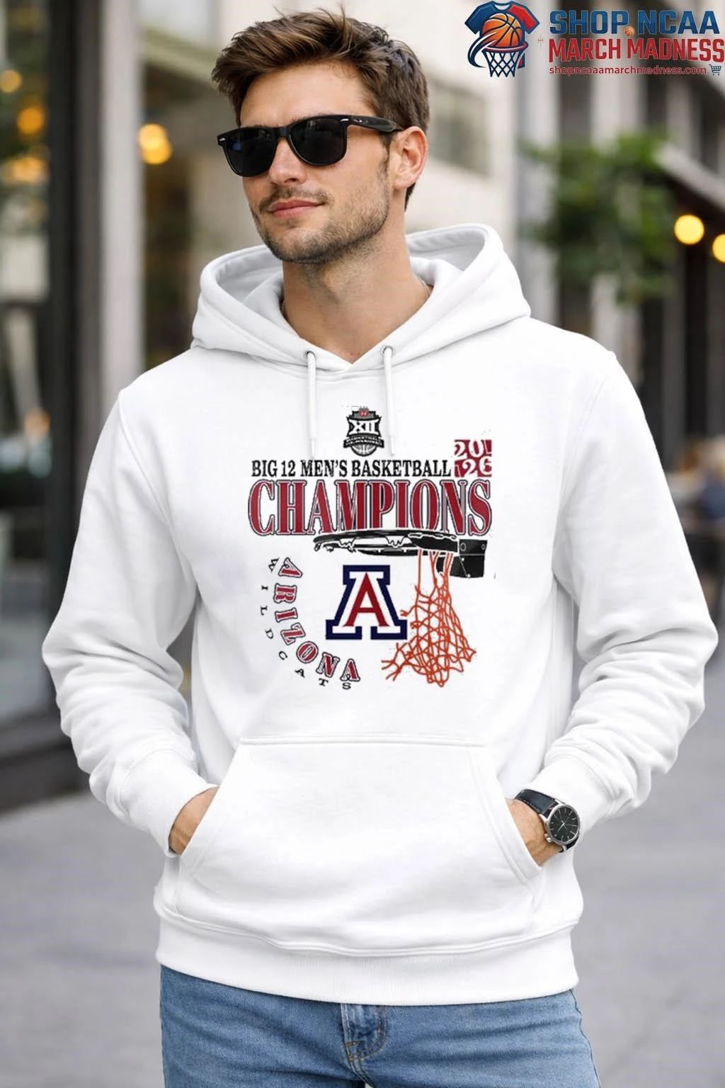Arizona Wildcats Big 12 Men’s Basketball Tournament Championship 2026 T-Shirt Arizona Wildcats 2026