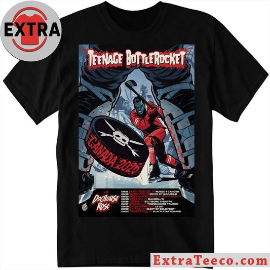 Teenage Bottlerocket With Doghouse Rose Canada Tour 2026 Poster Shirt