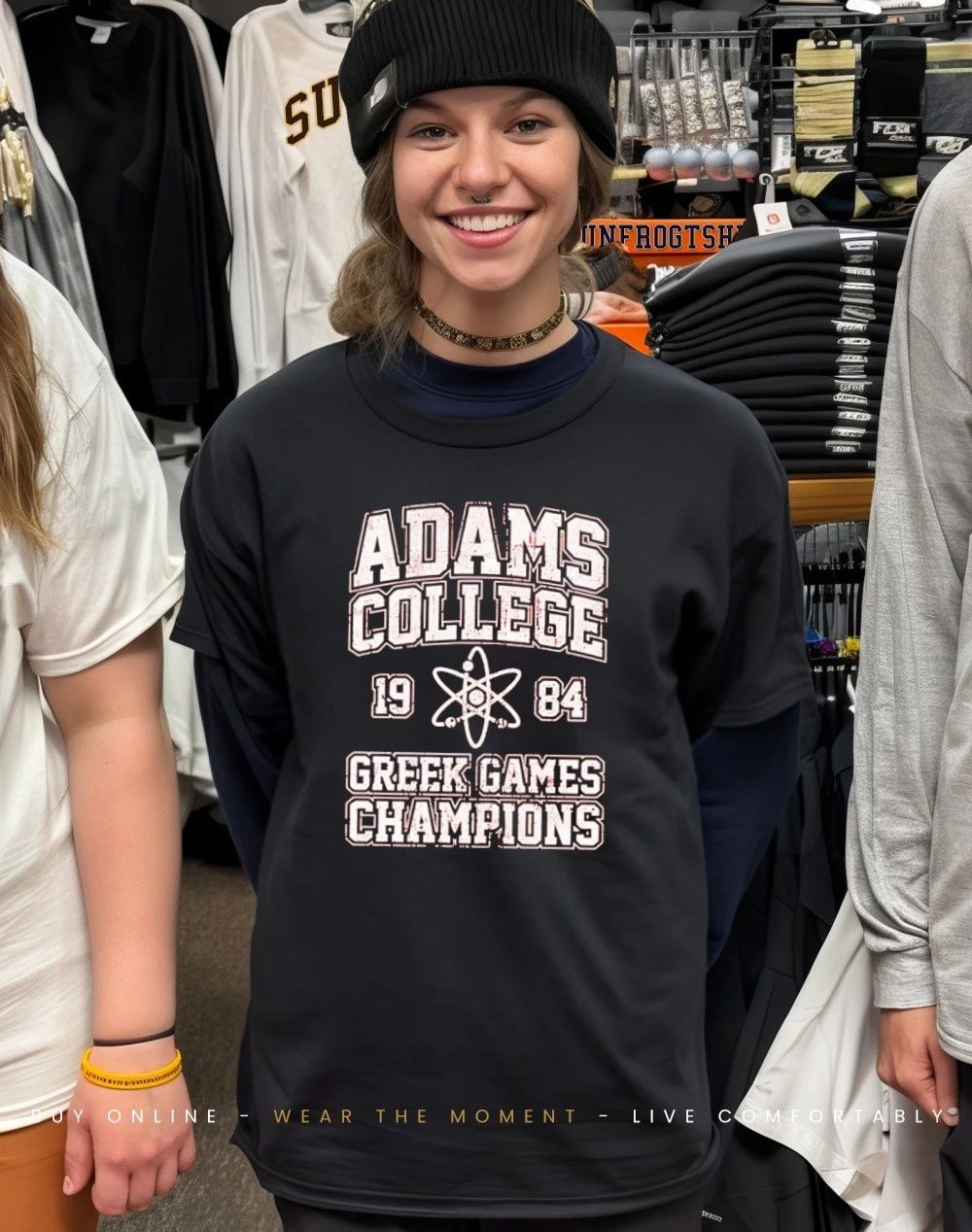 Adams College Greek Games Champions 1984 shirt
