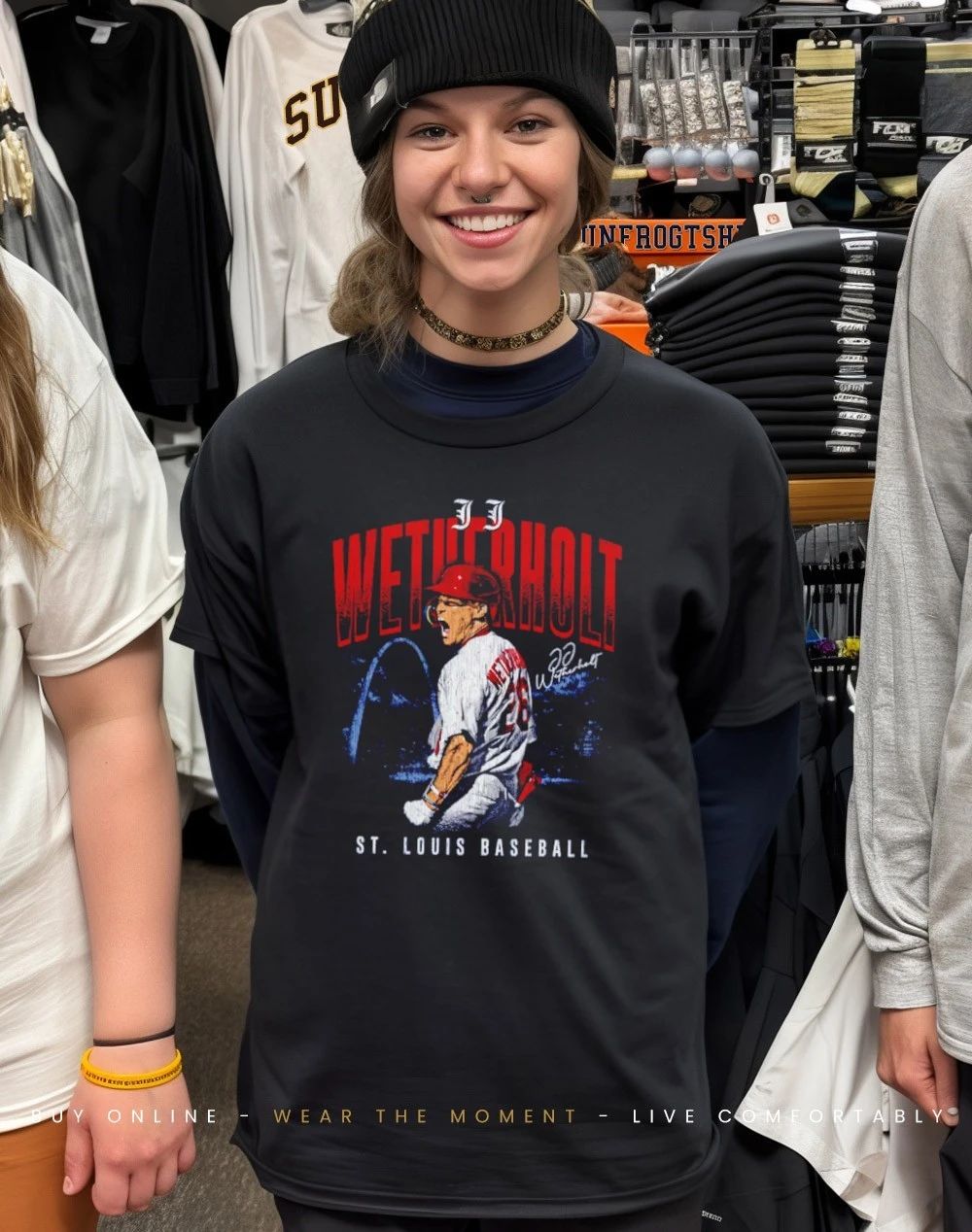 Jj Wetherholt St Louis Cardinals City Arch signature shirt