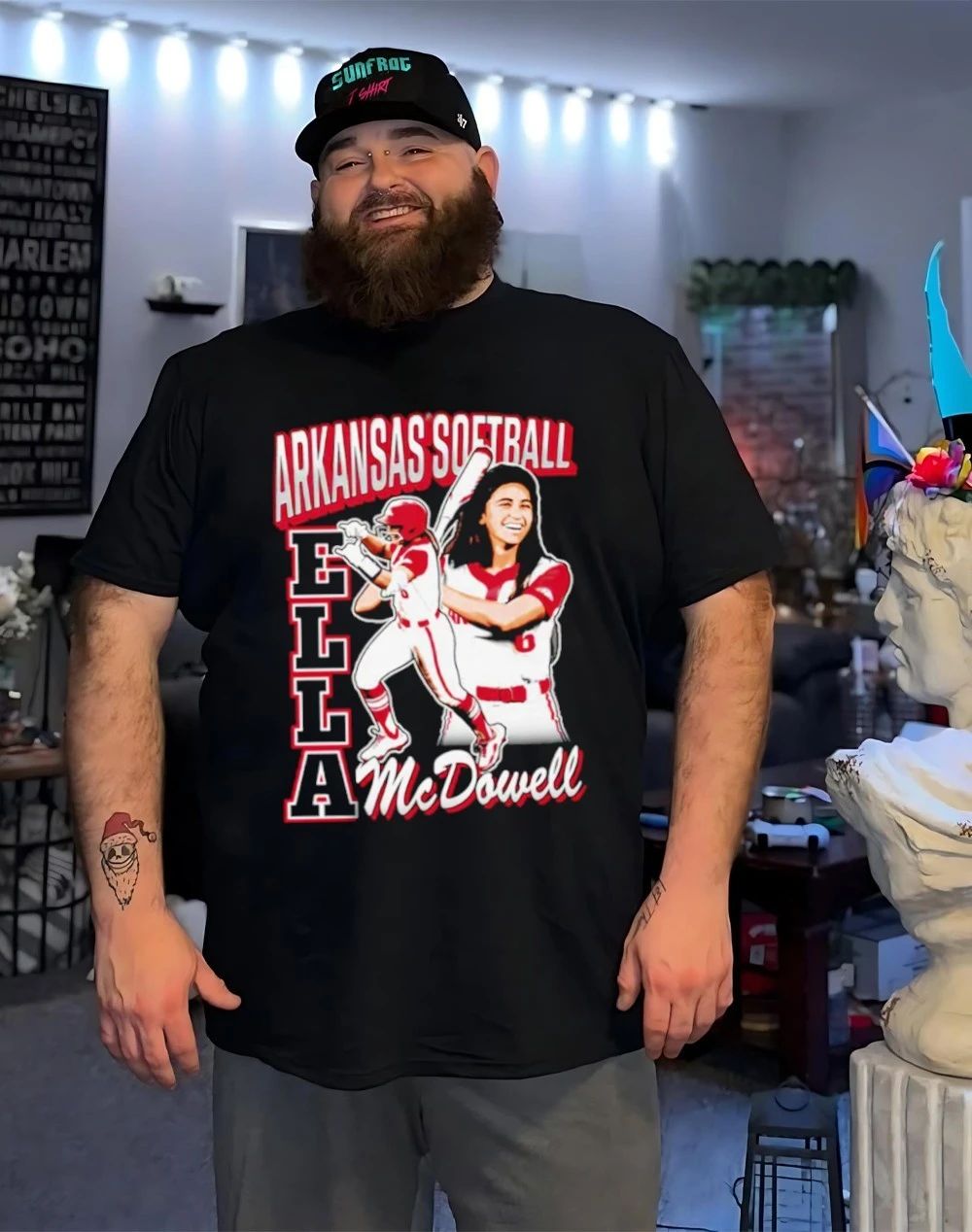 Ella McDowell Arkansas Razorbacks Retro 90s shirt