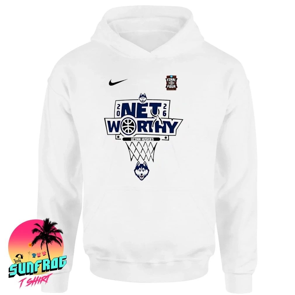 UConn Huskies 2026 Five Four Net Worthy logo shirt