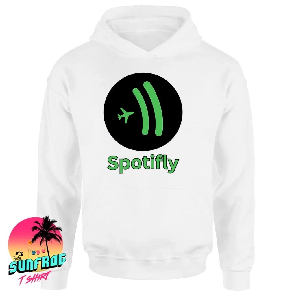 Spotifly Spotify parody logo shirt