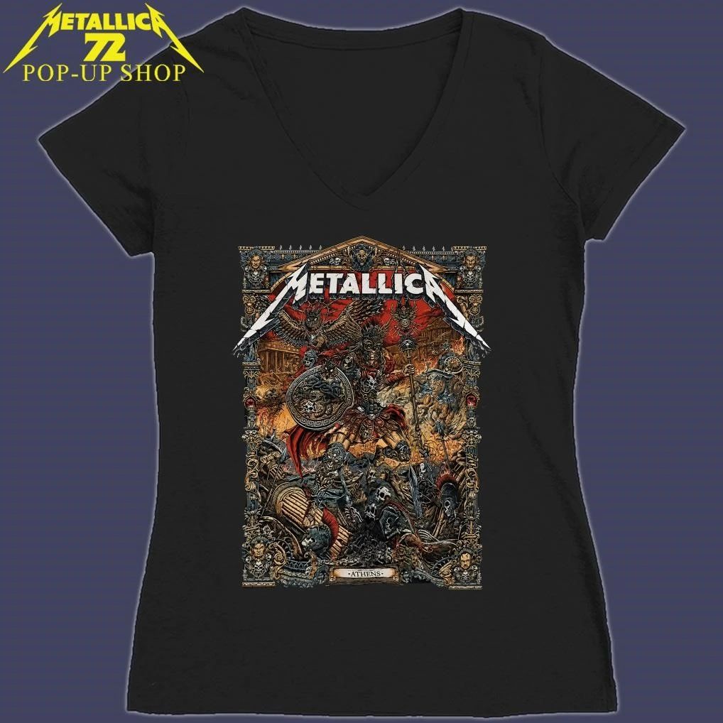 Metallica M72 Athens Greece May 9, 2026 Pop-Up Shop T-Shirt