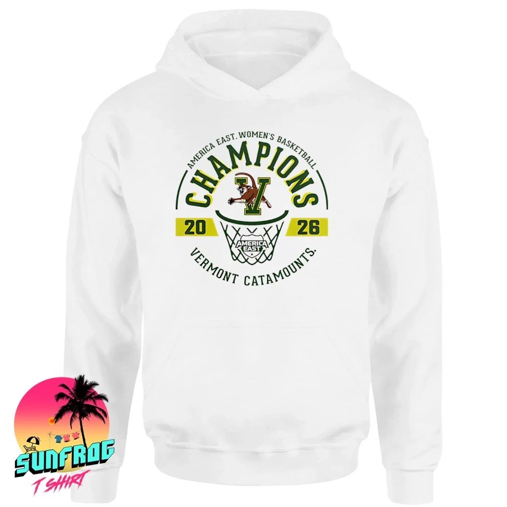 America East Women’s Basketball Champions 2026 Vermont Catamounts logo shirt