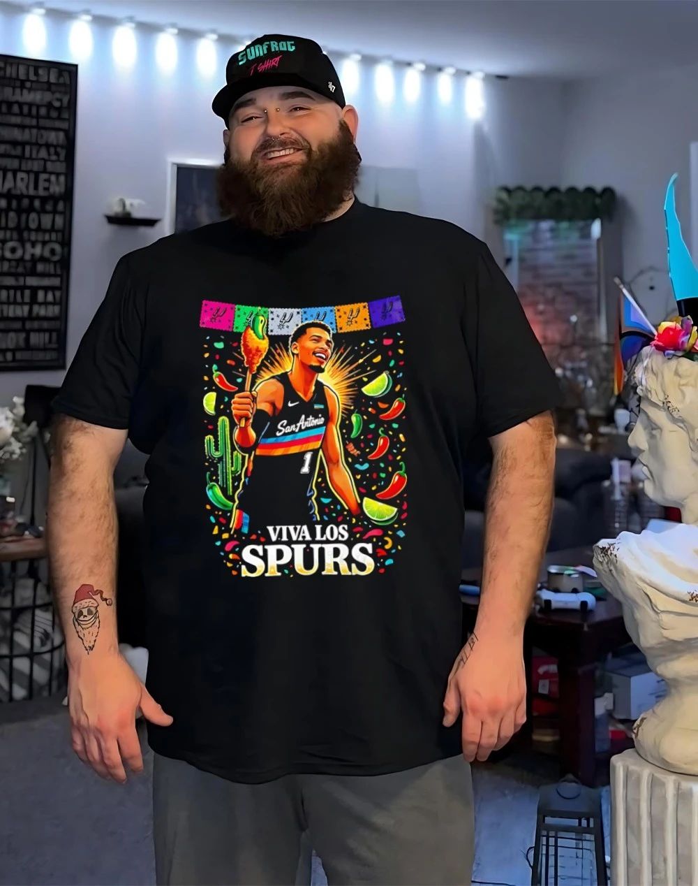 Crazy Hispanic Spurs Viva Los Spurs shirt