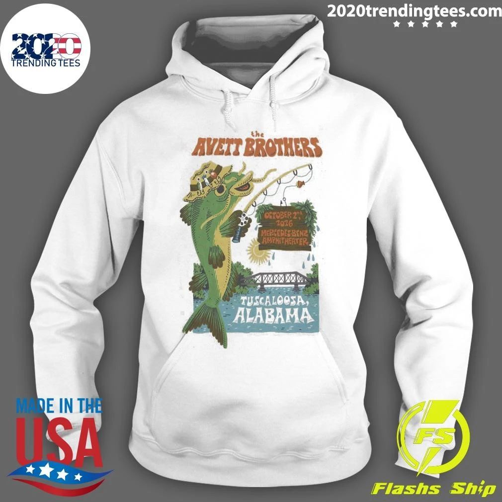 The Avett Brothers Tuscaloosa Alabama October 2nd 2026 Tour Shirt
