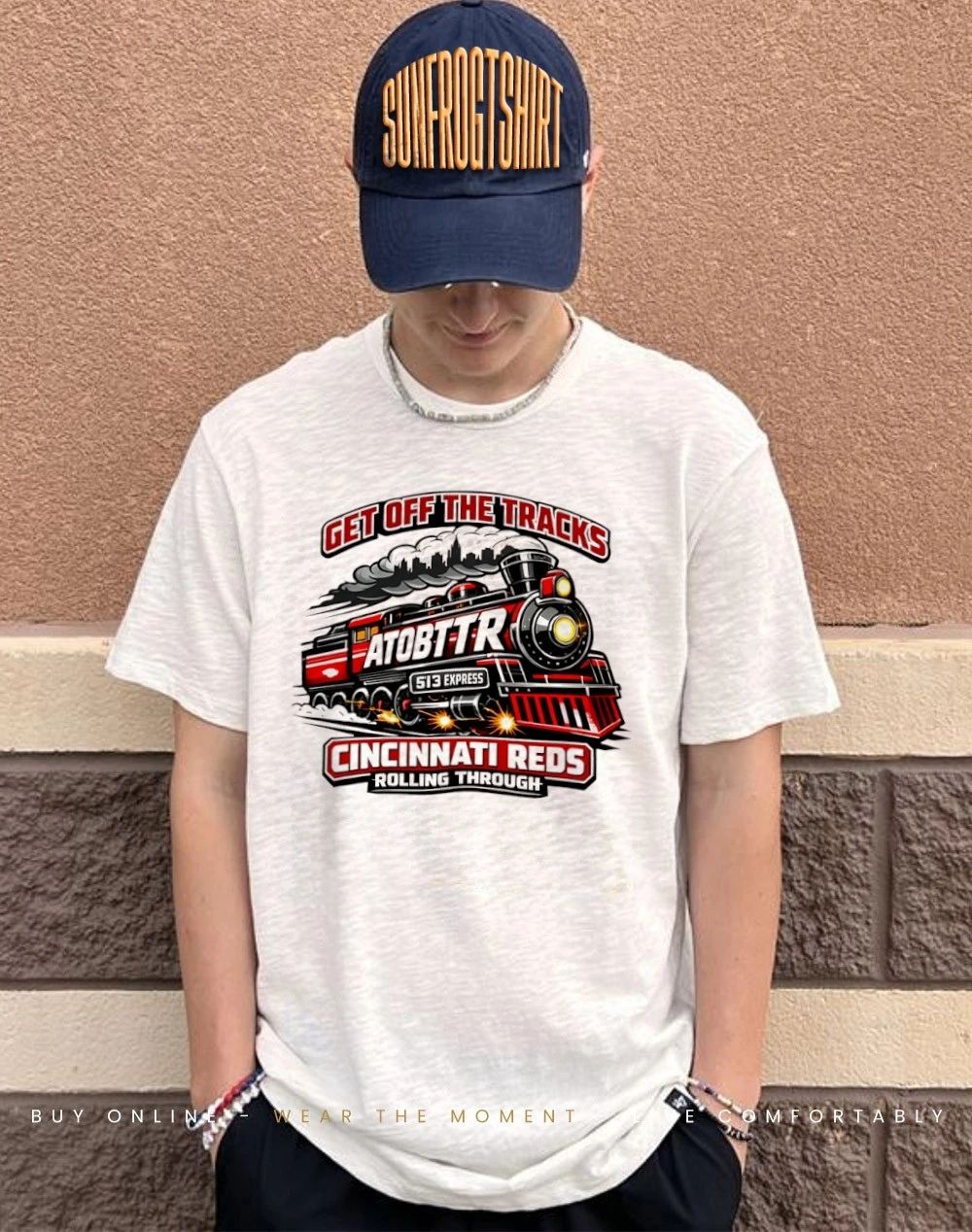 Cincinnati Reds Train Get Off The Tracks shirt