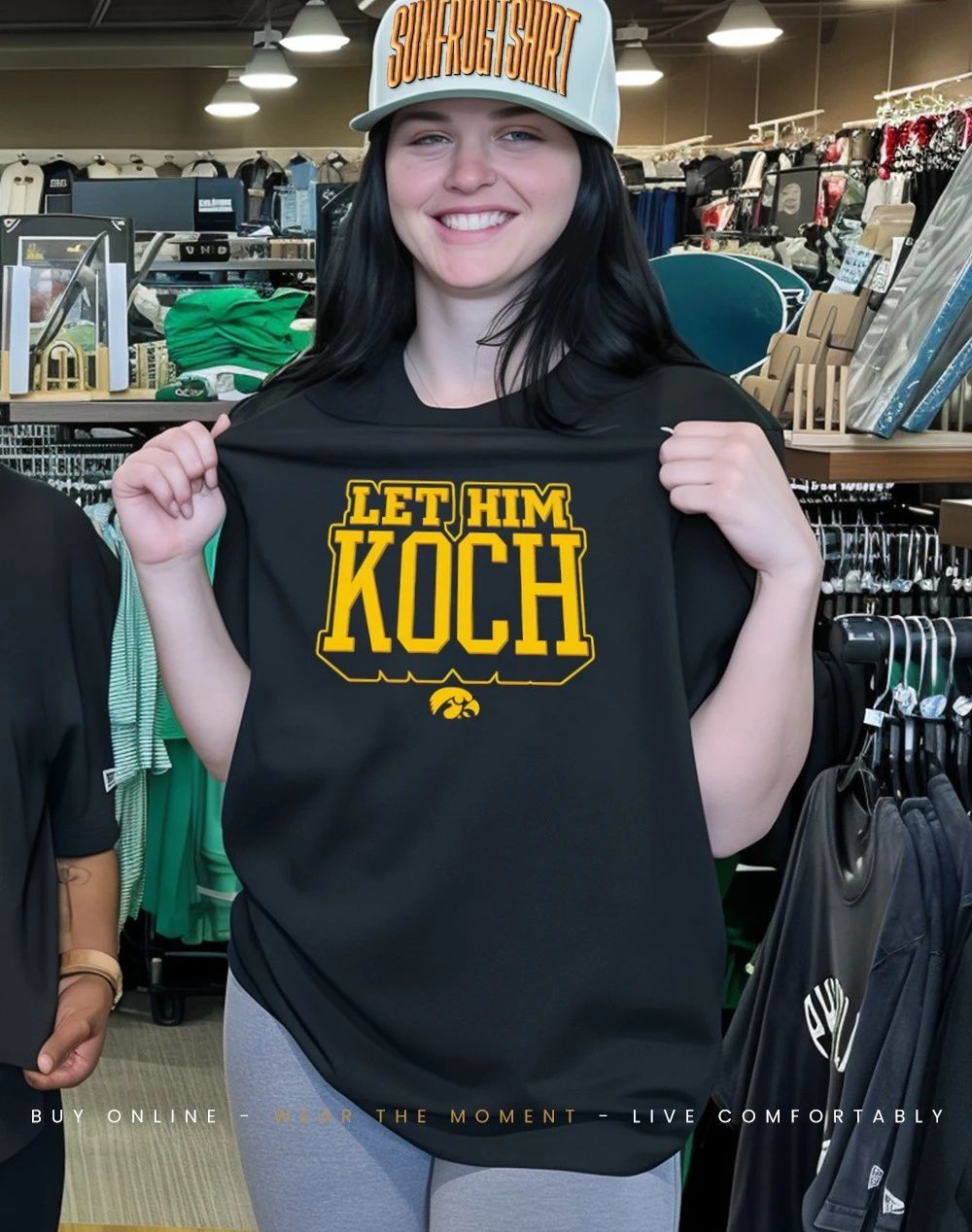 Jacob Koch Iowa Hawkeyes Let Him Koch shirt