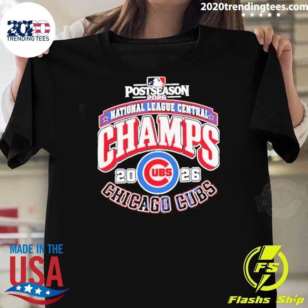 Chicago Cubs Nl Central Division 2026 Champions Baseball Shirt