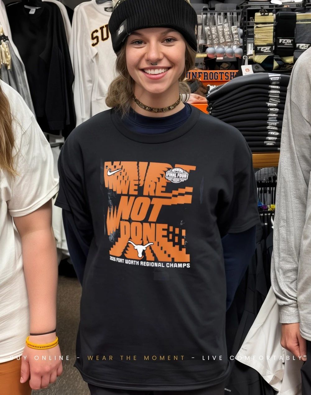 Texas Longhorns 2026 NCAA Women’s Basketball Tournament March Madness Final Four Locker Room shirt