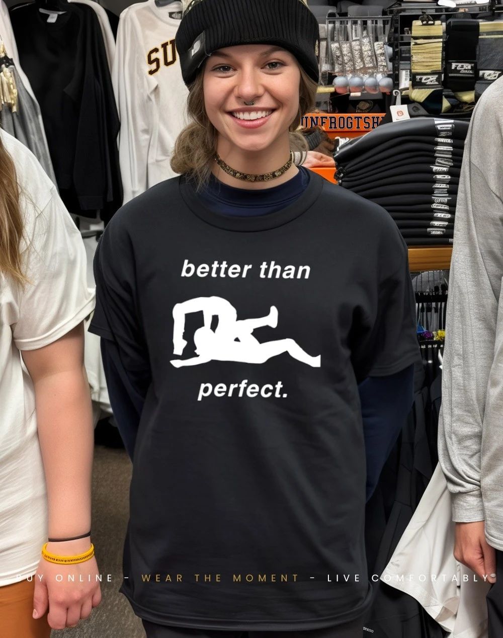 Leela Hall LH B&W better than perfect shirt