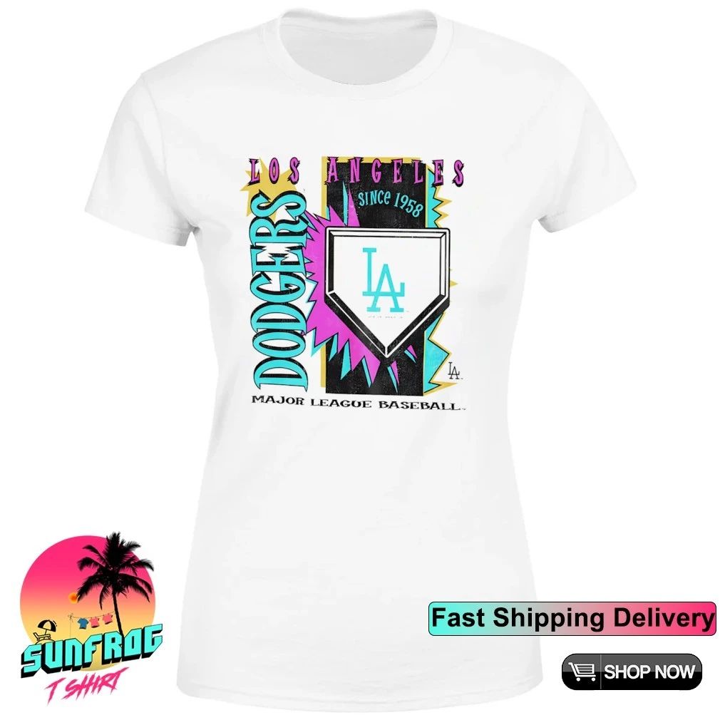 Los Angeles Dodgers MLB Cooperstown Neon Field Shock shirt