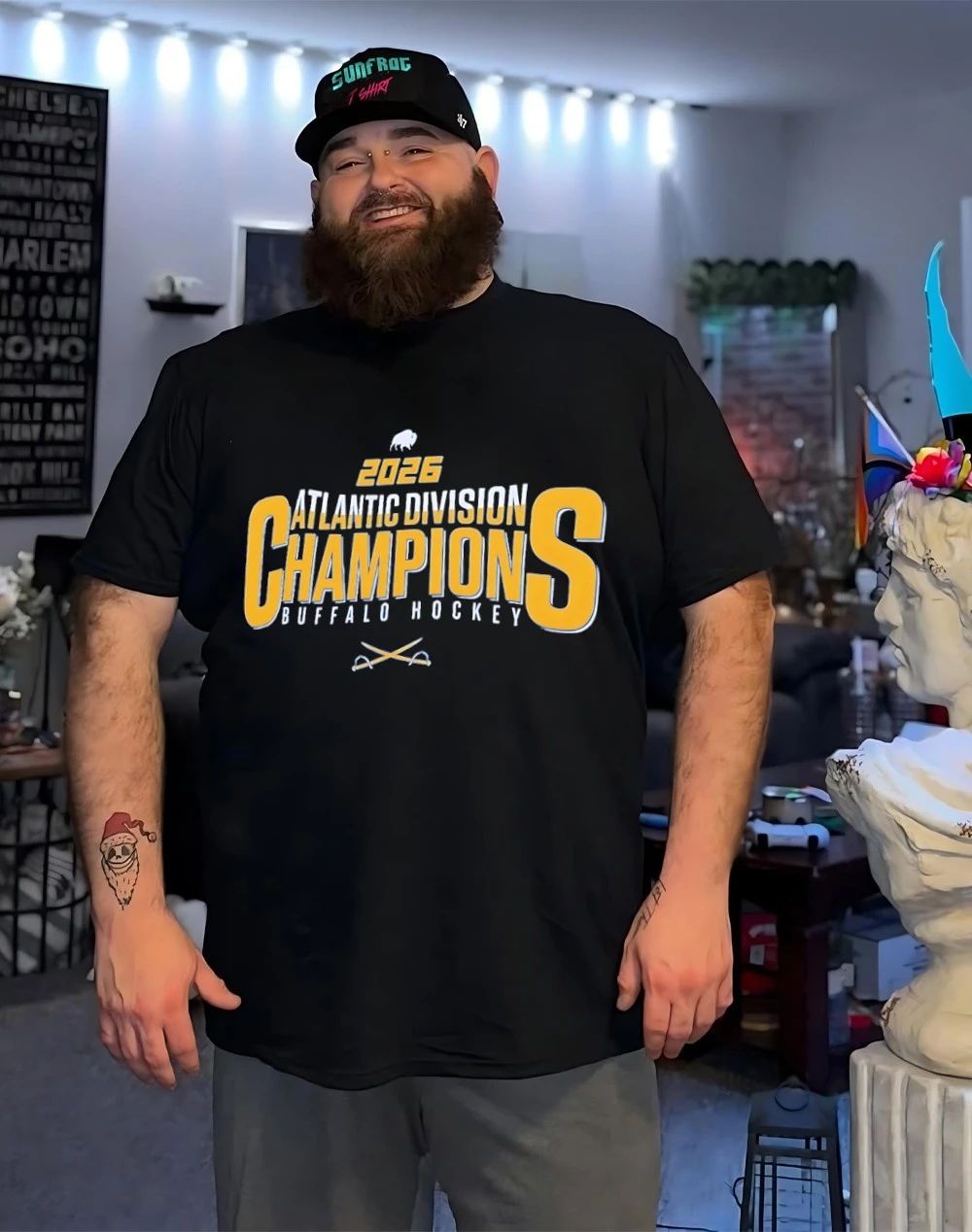 Buffalo Sabres 2026 Atlantic Division Champions classic shirt