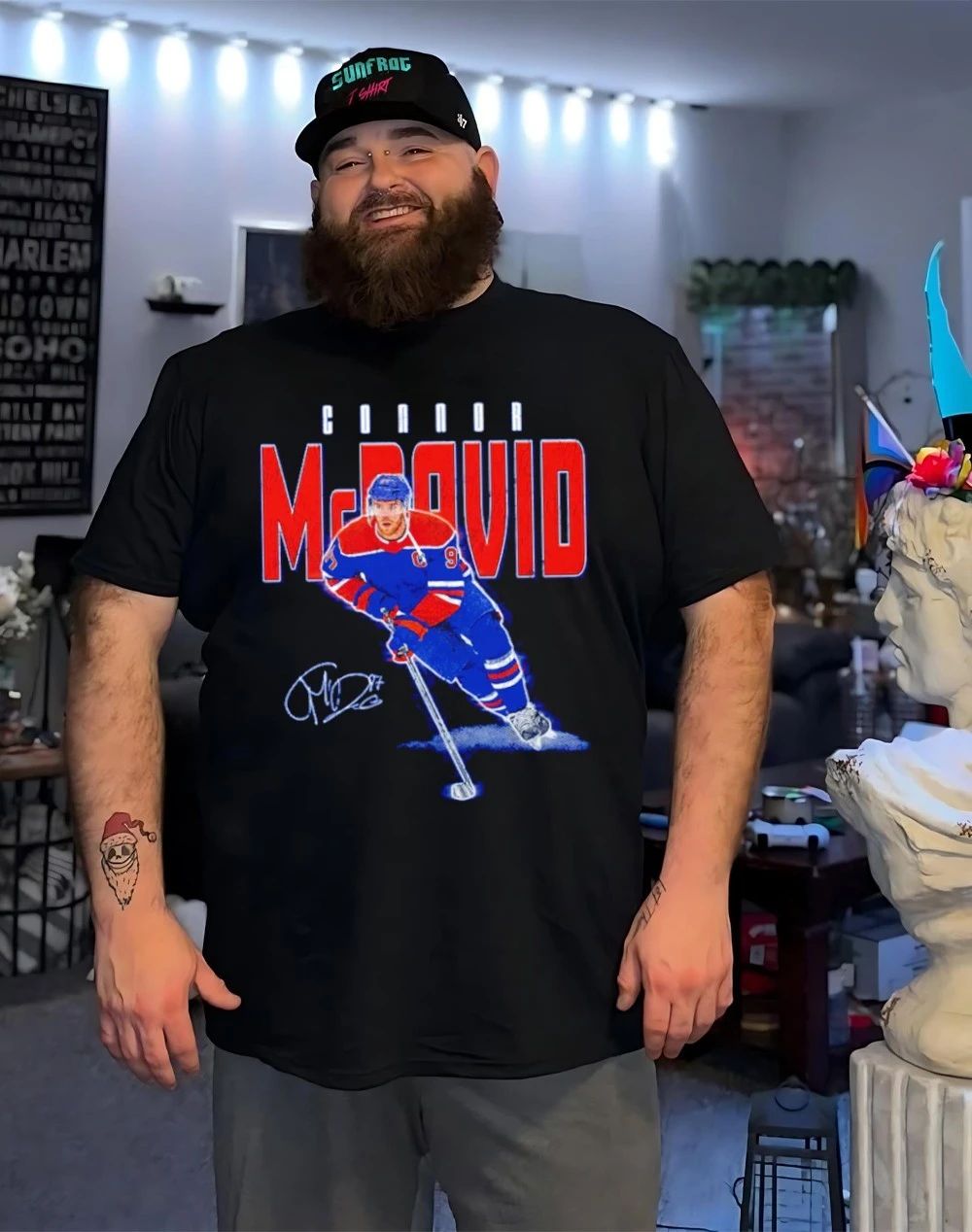 Connor Mcdavid Edmonton Oilers Player Name signature shirt