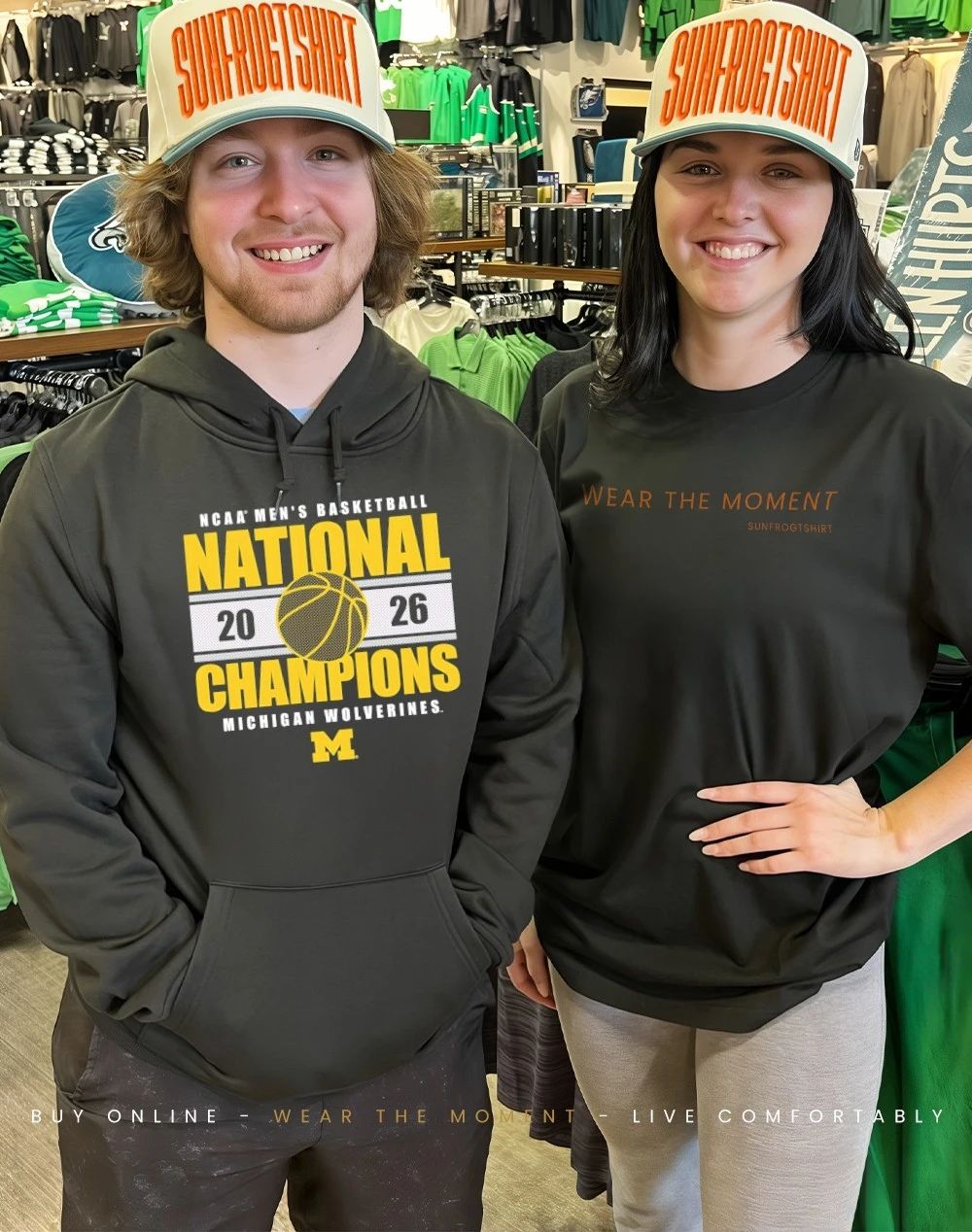 Michigan Wolverines 2026 Basketball National Champions Enmeshed shirt