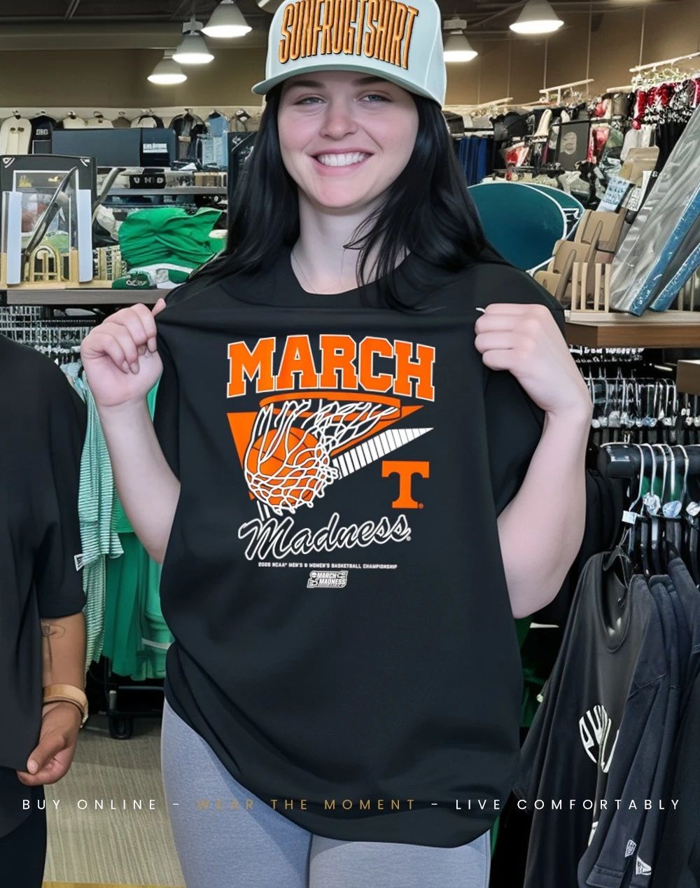 Tennessee Volunteers MBB & WBB 2026 March Madness Retro Swish shirt