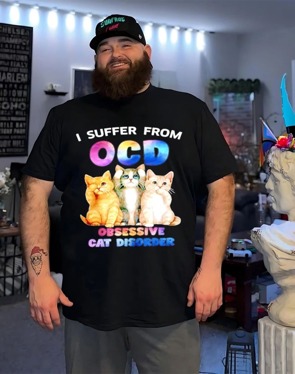 Cats I suffer from OCD Obsessive Cat Disorder shirt