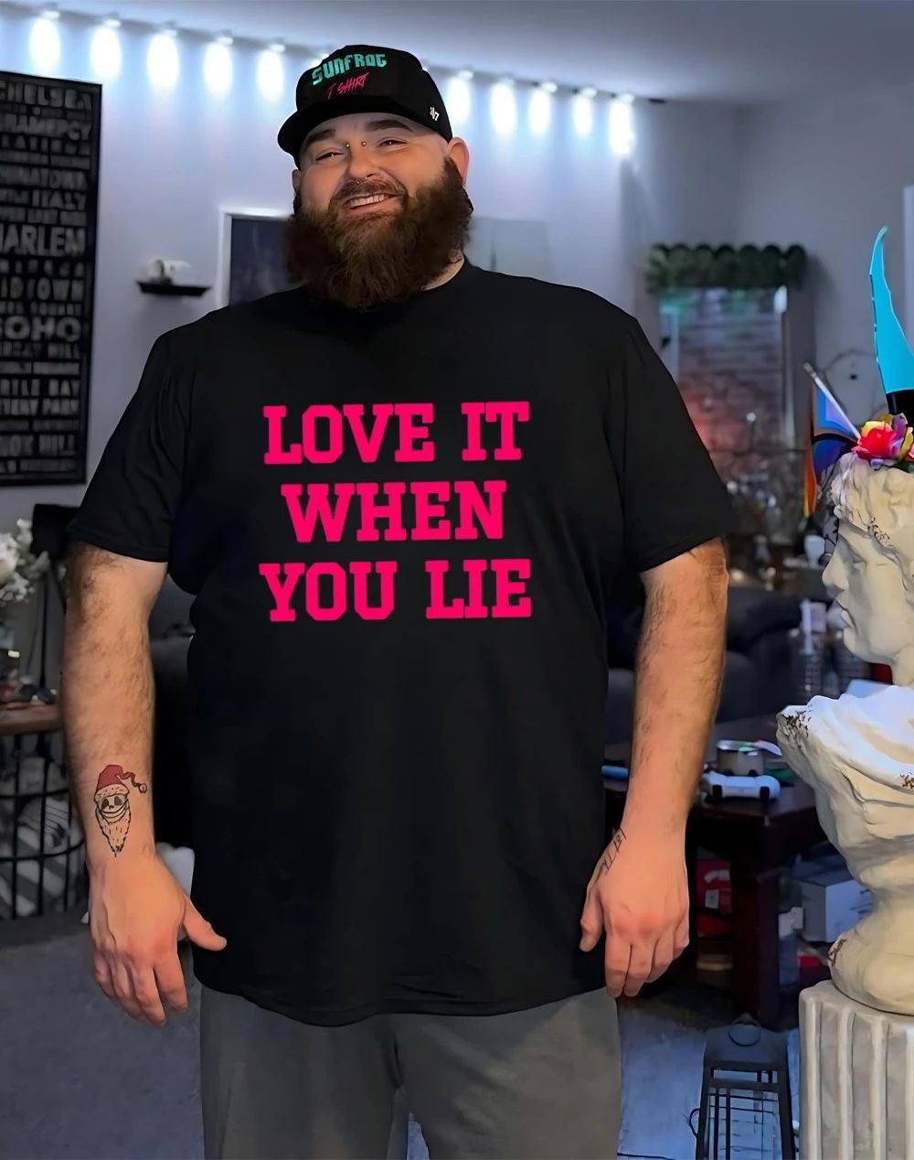 Love it when you lie shirt