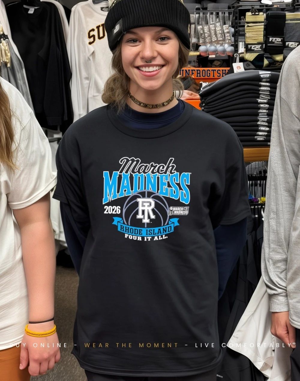 Rhode Island Women’s Basketball 2026 March Madness Bound Four It All shirt