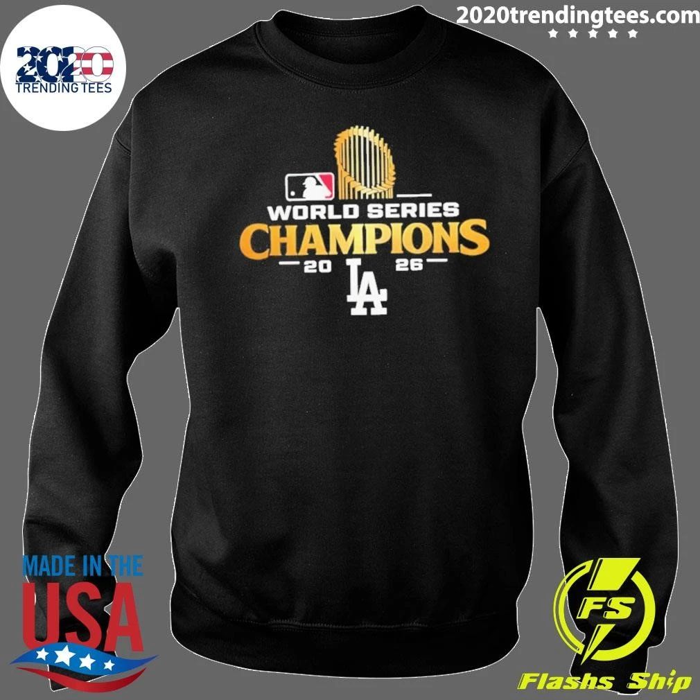 Los Angeles Dodgers World Series Champions Trophy 2026 Shirt
